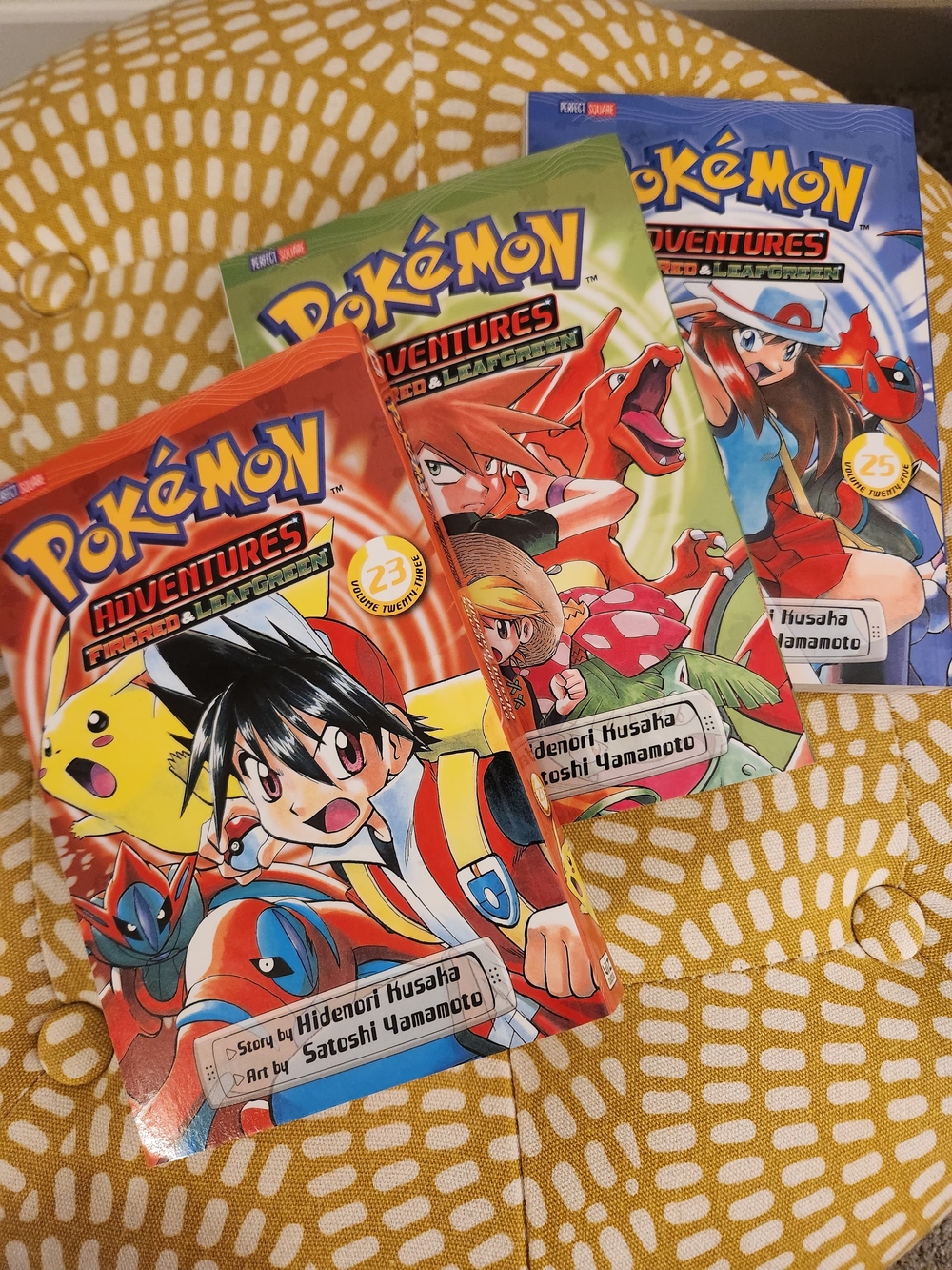 Pokemon Adventures: FireRed & LeafGreen Books. Volumes 23-25.